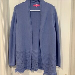 Lilly Pulitzer Noble Fringe Cardigan Women’s Size Small